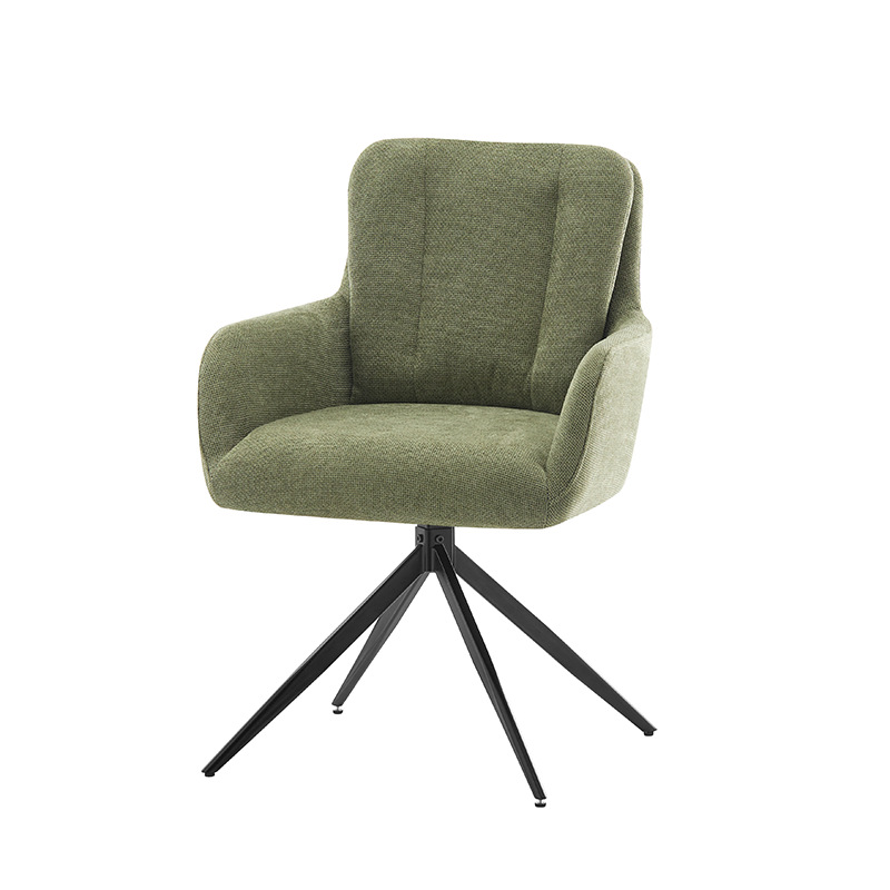 Silla de comedor Amazon silla de comedor de lujo ligera italiana reposabrazos silla de negociación silla de respaldo de alta calidad