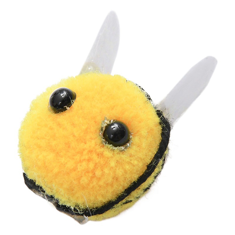Cereza de la abeja Accesorios bola pelo terminado 3D animal dibujos animados joyería horquilla conejito