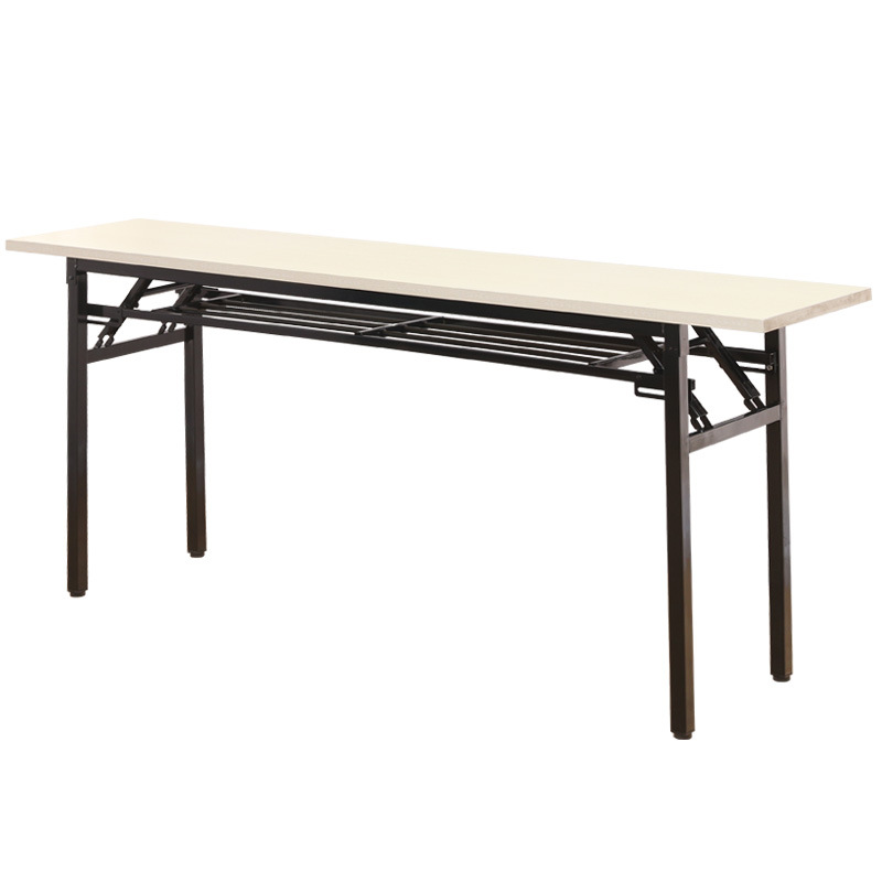 Wholesale long folding dining table simple dormitory table narrow 80 120 140cm wide 30 40cm rectangular conference table