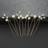 Hair accessory for bride from pearl, European style