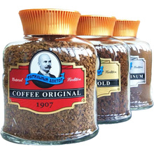 俄罗斯老教授速溶纯咖啡粉 浓缩黑咖啡 特浓特苦冻干100克