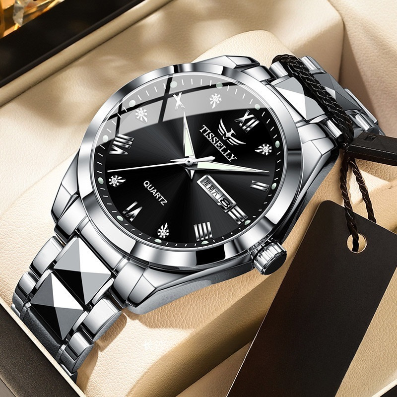 Swiss 2025 New Men's Watch Flagship Store Automatic Mechanical Watch Men's Waterproof Stone Wholesale