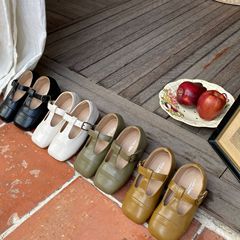 春季女童小皮鞋2024新款韓國同款洋氣公主鞋軟底黑色演出鞋子單鞋