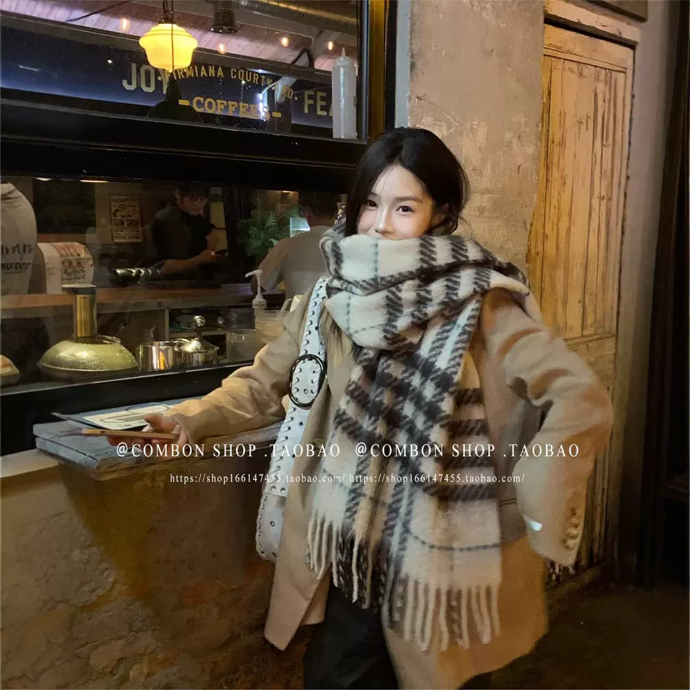 复古男女冬季流苏 日韩版马海毛围脖 冬天加厚保暖批发休闲百搭