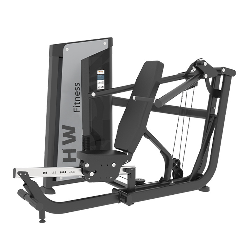 Talón alto y baja tracción de espalda doble en uno entrenador de elevación de piernas tipo asiento doble en uno entrenador de hombros empujando pecho