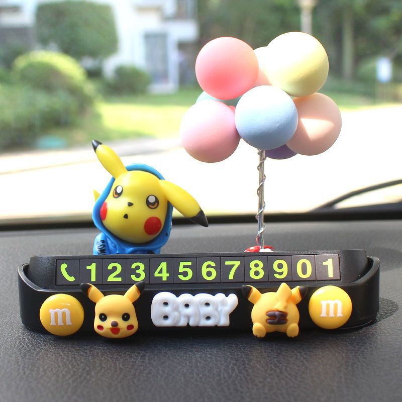 Pikachu de una palabra-negro + suéter Azul (pequeño) + Polo