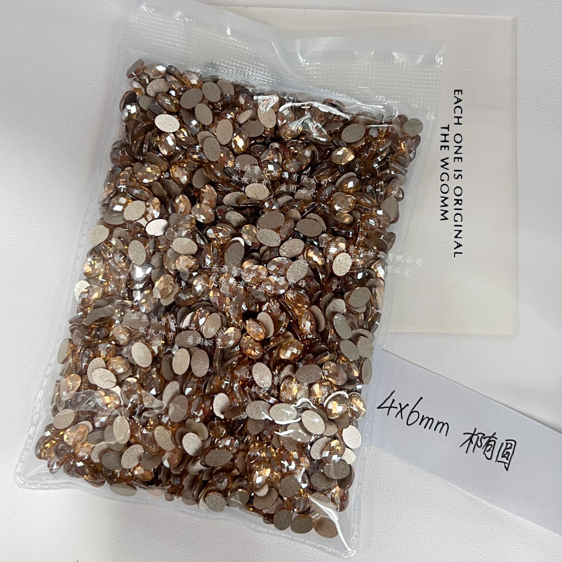 샴페인 [타원형] 4*6mm