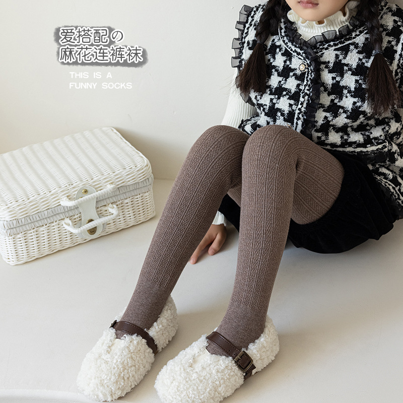 Otoño y invierno niños pantalones más gruesos y calentamiento de terciopelo para niños coreanos vestidos con pantalones de baile de base