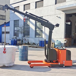 Mobile crane all-electric cantilever crane small mold loading and unloading lifting crane single-arm small crane Beijing