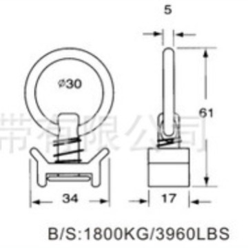 厂家直销钩子 适用于捆绑带  火车头