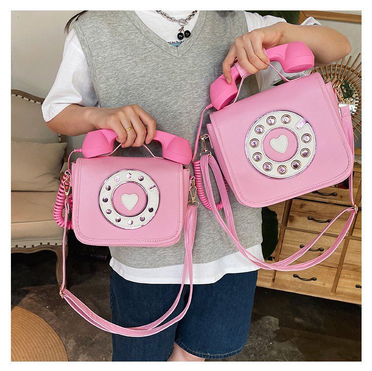 Wholesale Fashion Creative Gradient Color Telephone Messenger Bag Nihaojewelry display picture 43