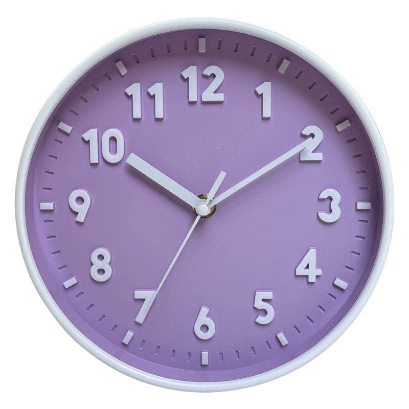 [Деньги благосостояния] Amazon Самые продаваемые настенные часы, Современные Простые детские комнаты, креативные 8-дюймовые настенные часы, бесшумные часы