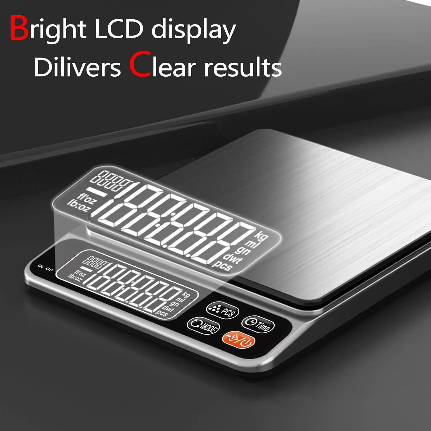 厨房电子秤烘培秤家用厨房称高精度0.01g珠宝秤LCD液晶屏跨境热销