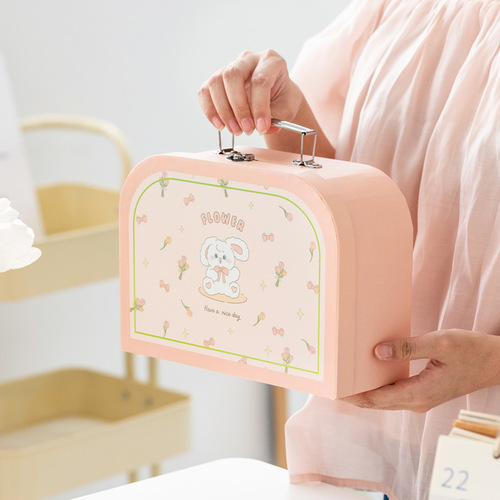 Goddess Day Cartoon Rabbit Handbag Gift Box Festival Gift Children Stationery Toys Gift Pack Packaging Box