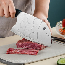 厨房切片刀阳江菜刀锋利砍骨刀轻便菜刀刀具家用不锈钢菜刀