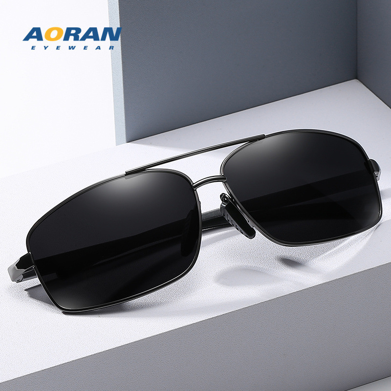 New Polarized Sunglasses Ultra Light Aluminum Magnesium Retro Glasses Frame Driving Fishing Fashion Sunglasses