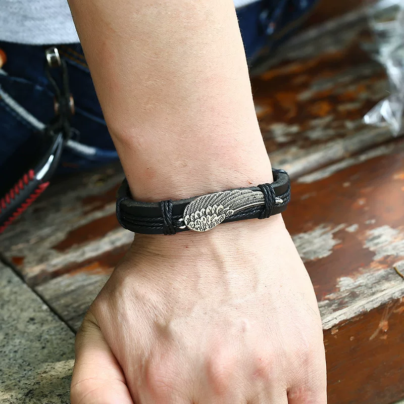 Woven bracelet handmade, men's accessory, (Physicals)