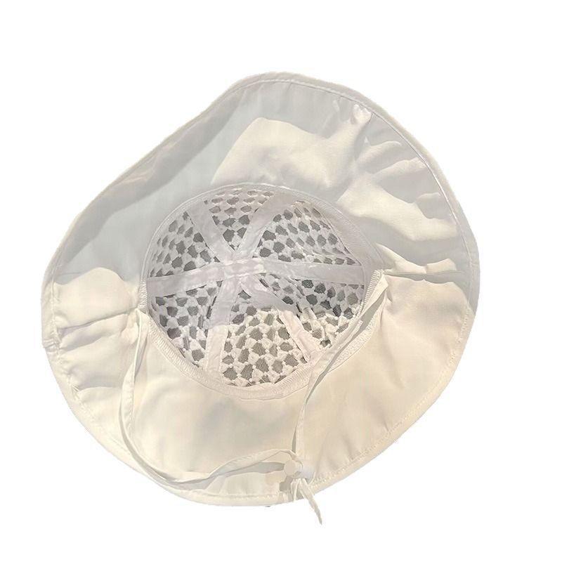 Sombrero de sombrilla para bebé Sombrero de pescador delgado de verano Alero grande protector solar para bebé transpirable Sombrero de lavabo para bebé súper lindo