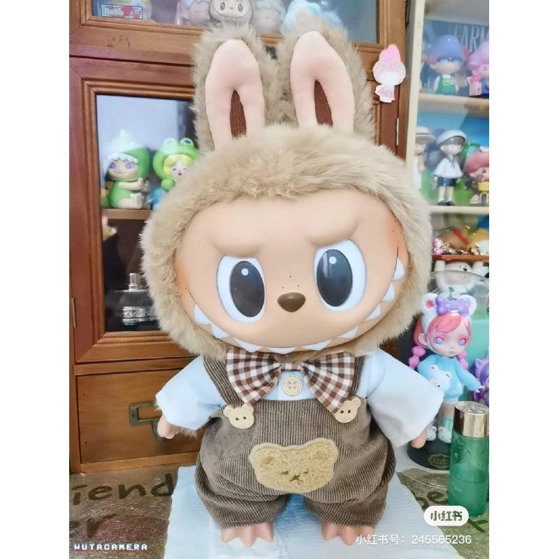 38cmラブブベビー服、ラブブぬいぐるみ服、ラブブ人形着替え、漢服スカートスーツ|undefined