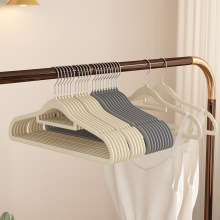 秋冬植绒防滑无痕衣架宿舍家用秋冬季必备服装店羽绒棉衣 衣撑衣