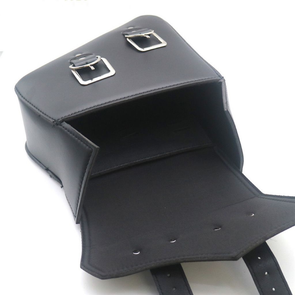 Motorcycle Side Saddle Bags Pu Leather Tool Bag
