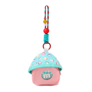 Cute Macaron Mushroom Mini Bag Mobile Phone Case Pendant Hat Crossbody Strap Small Coin Purse Headphone Card Holder