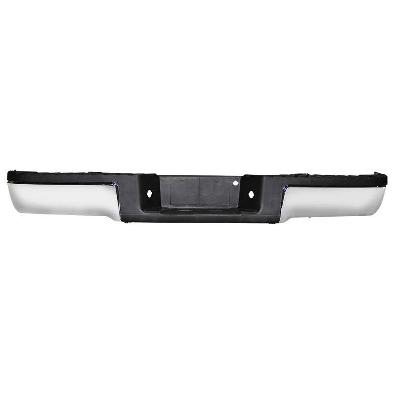 Aplicable a Ford F150 galvanoplastia no agujero parachoques trasero 2009-2014 coche original reemplazo barra de hierro