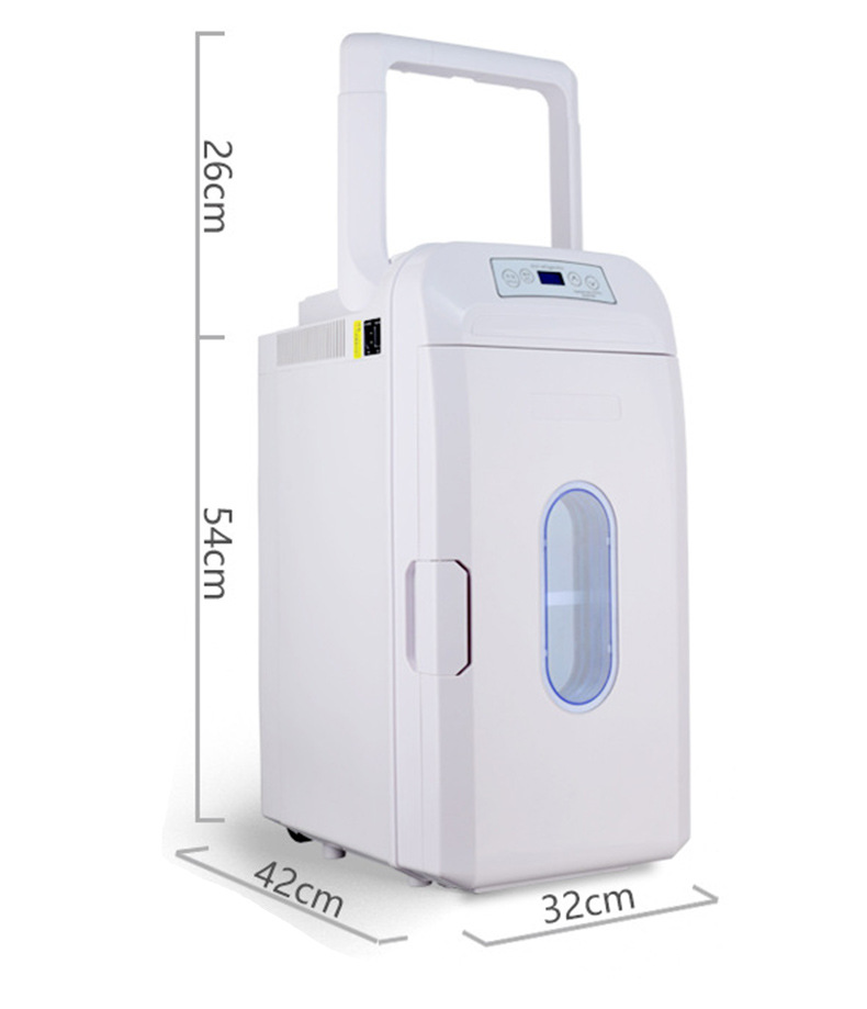 35-Liter Car Refrigerator with Digital Temperature Control, Suitable for Both Car and Home Use, Portable Outdoor Car Refrigeration Fridge