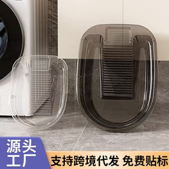 一体加厚洗衣盆带搓板透明手洗神器多功能学生宿舍宝宝手动搓衣板