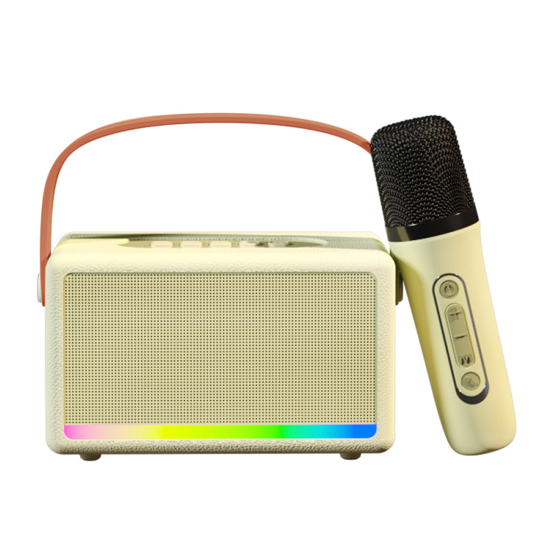 新型k歌bluetoothスピーカー無線マイク付き屋外家庭用小型k歌一体音響|undefined