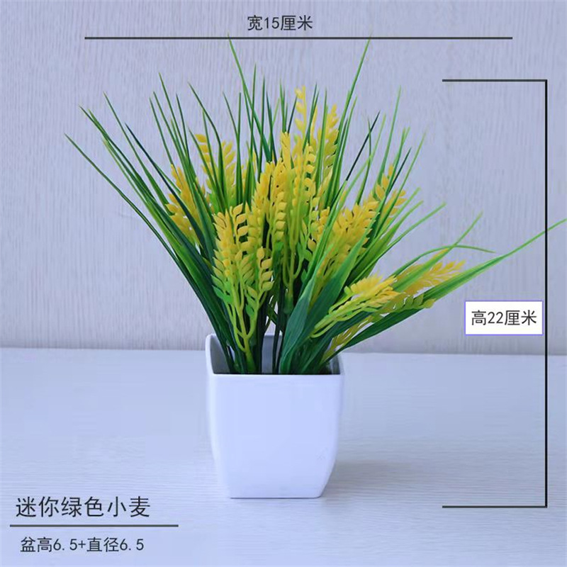 Pequeña imitación de flores falsas decoraciones de sala de estar decoración de mesa de té flores de plástico mano flores falsas plantas decoraciones