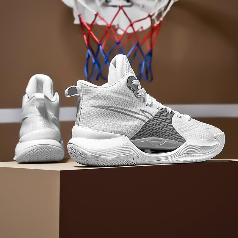 Zapatos de baloncesto ultraligeros transfronterizos v2 2025 nuevos zapatos deportivos transpirables de malla zapatos deportivos de rebote de amortiguación