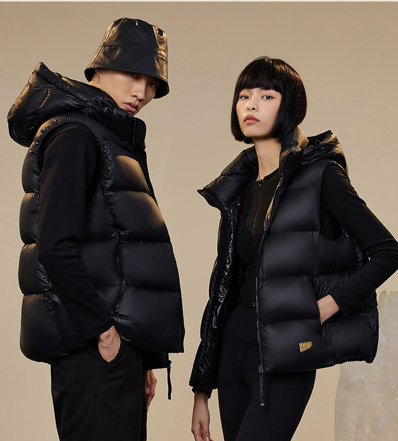 Dámské oblečení Unisex péřová bunda samovyhřívací bílá kachní peří 2024 zimní nový styl pár high-end zahušťující módní lehká luxusní bunda_voghion.com