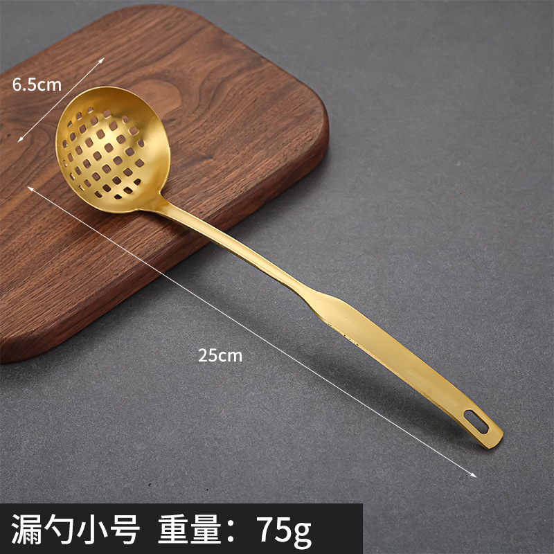 Cucharas de acero inoxidable cucharas especiales para cocinas calientes, cucharas caseras, cucharas de oro, cucharas comerciales