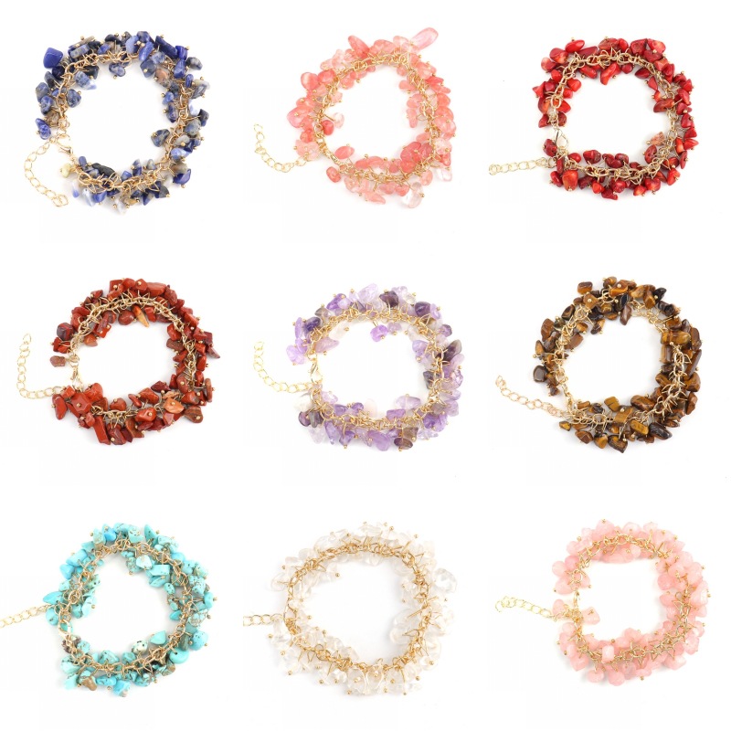 Fashion Irregular Crystal Beaded Bracelets 1 Piece