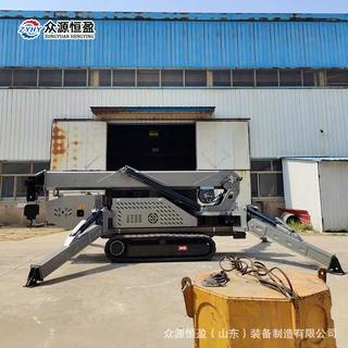 自行走小型履带起重机10吨蜘蛛吊 山东众源旋转臂式遥控蜘蛛吊车