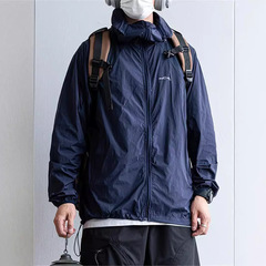 夏の新型日焼け止め服男性フードジャケット紫外線防止薄い通気性日焼け止め服アウトドア登山コートブーム