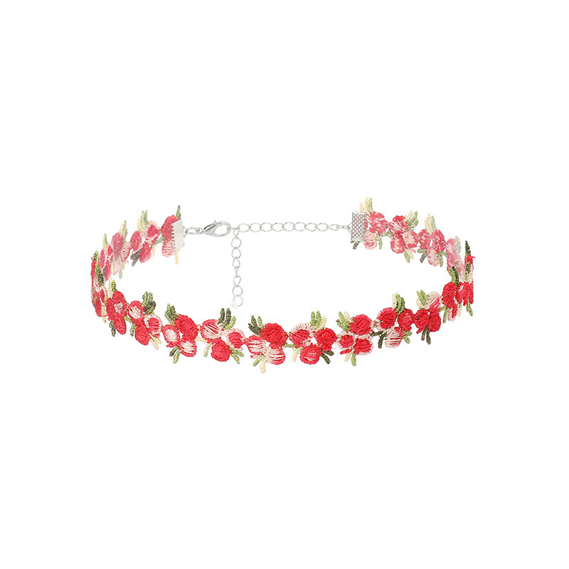 Pastoral Flower Alloy Choker Wholesale display picture 10