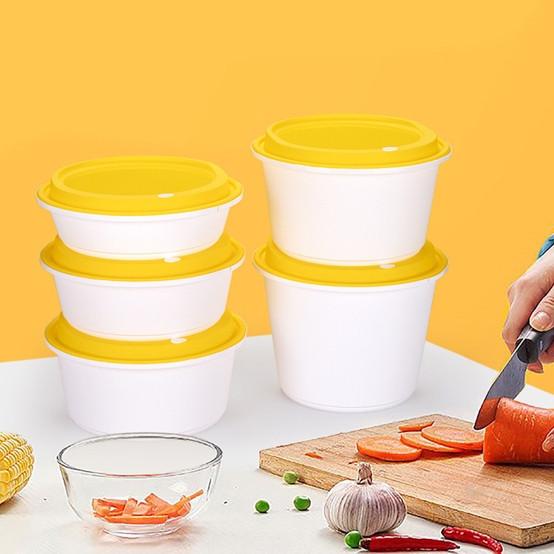 Disposable Round Leak-Proof Lockable Takeout Packaging Box, Soup Noodle Bowl, Lunch Box, Spicy Hot Pot Round Box, Bento Box with Lid Disposable Round Leak-Proof Lockable Takeout Packaging Box, Soup Noodle Bowl, Lunch Box, Spicy Hot Pot Round Box, Bento Box with Lid