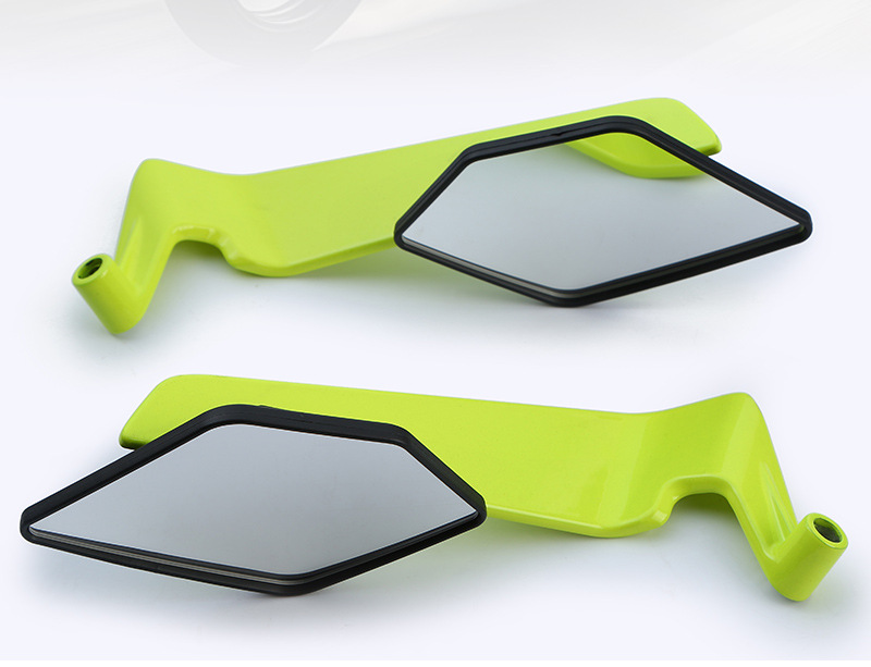 New Colorful Fixed-Wing Motorcycle Rearview Mirror Suitable for No. 9 Mavericks Battery Car Aluminum Alloy Reflector