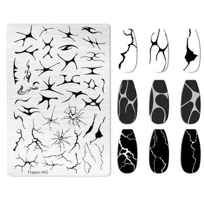 Frosted Stamping Plate – Dırnaq bəzəkləri