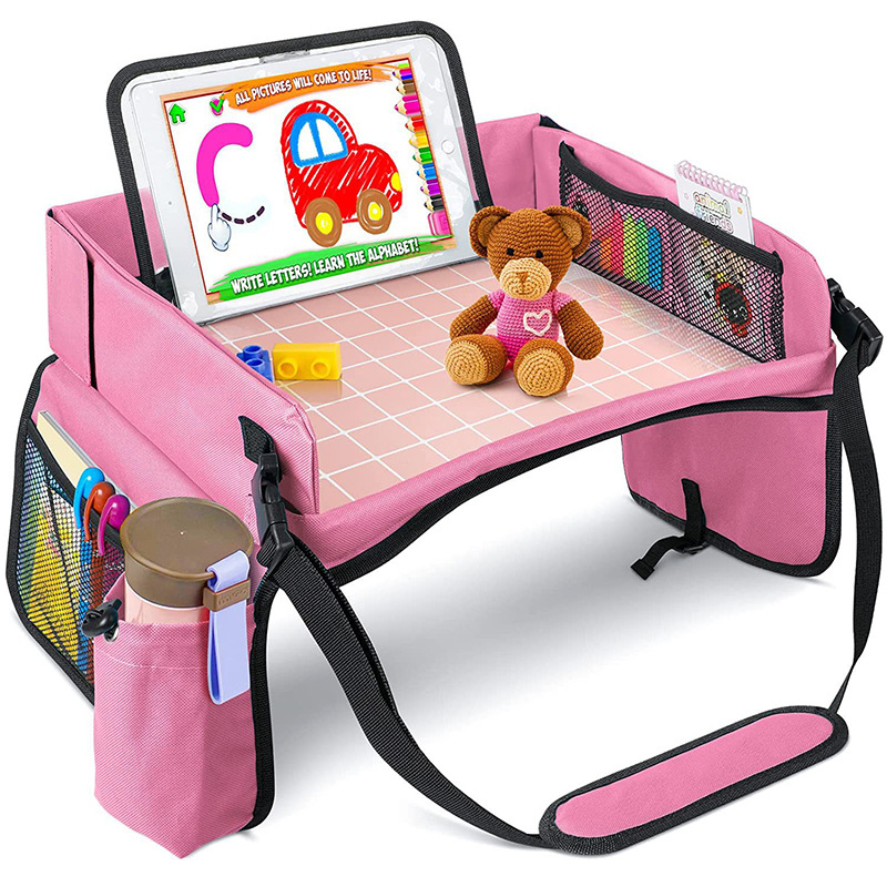 Factory Wholesale Travel Car Storage Tray Painting Kidsren's Car Seat Tray Kidsren's Toy Tray