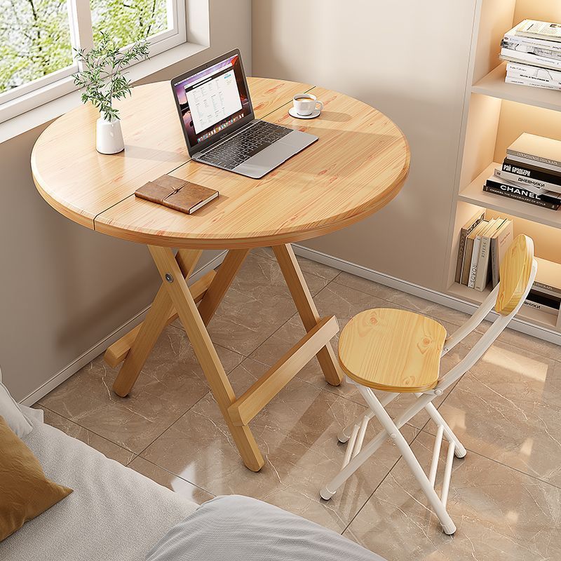 折りたたみダイニングテーブル、家庭用ラウンドテーブル、小さな木製テーブル、ダイニングテーブル、屋外多機能ポータブルレンタルルームの屋台テーブル|undefined