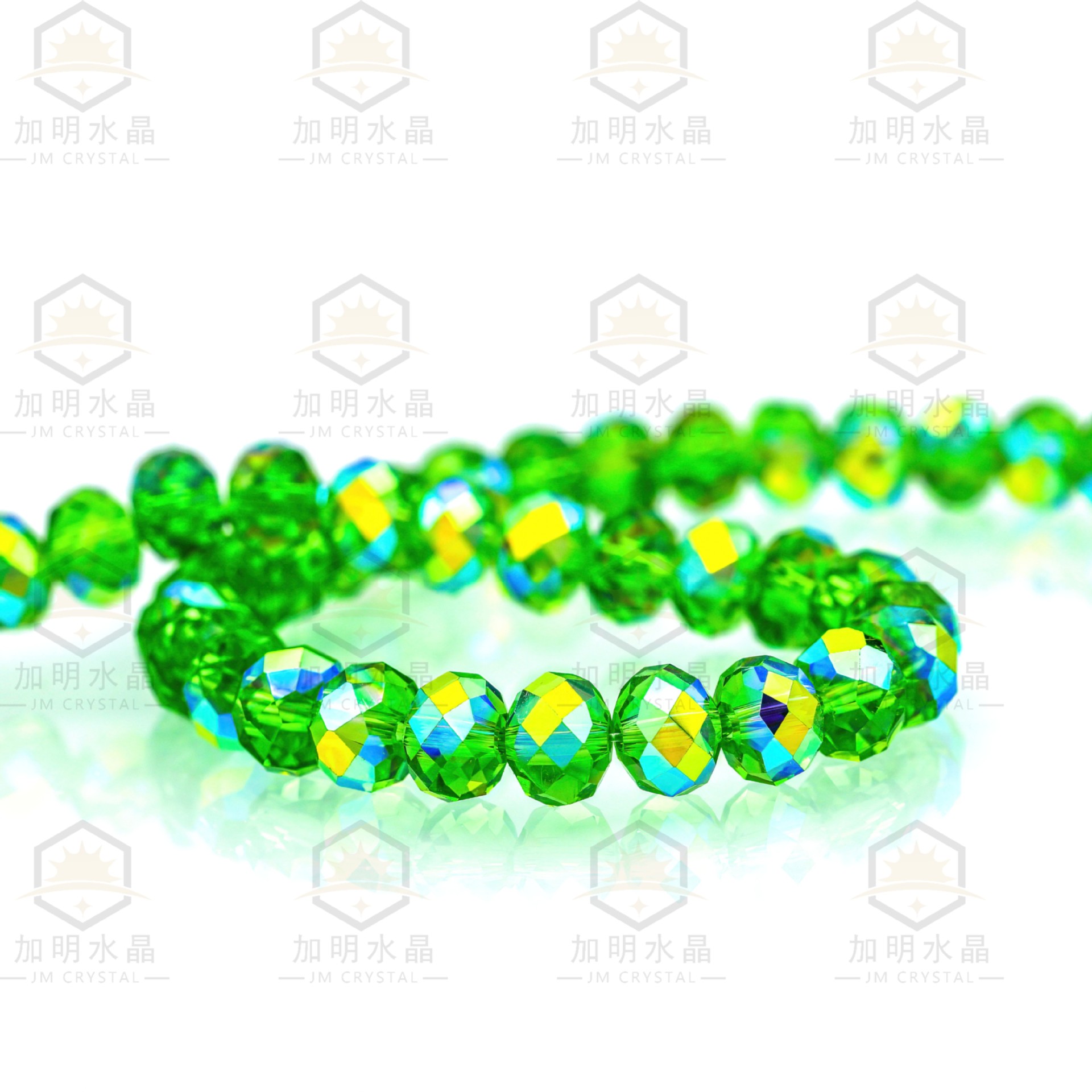 2 / 3 / 4 / 6 / 8 / 10MM imitación de Swarovski K9 buca austriaca ábaco de perforación de cristal de cristal