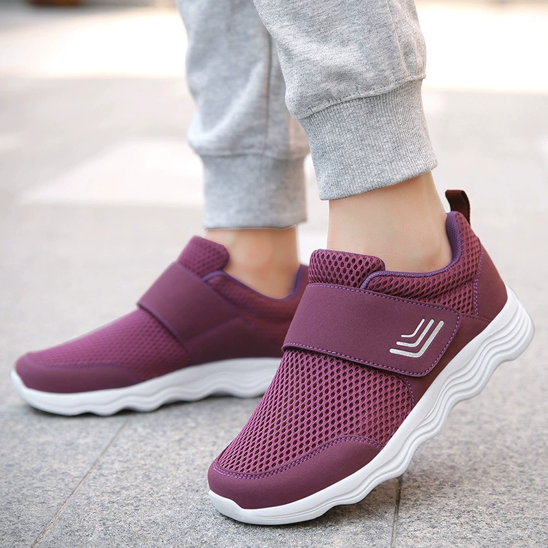Walking shoes for men and women, sports shoes, low footwear with velcro, (Cross-border trading)