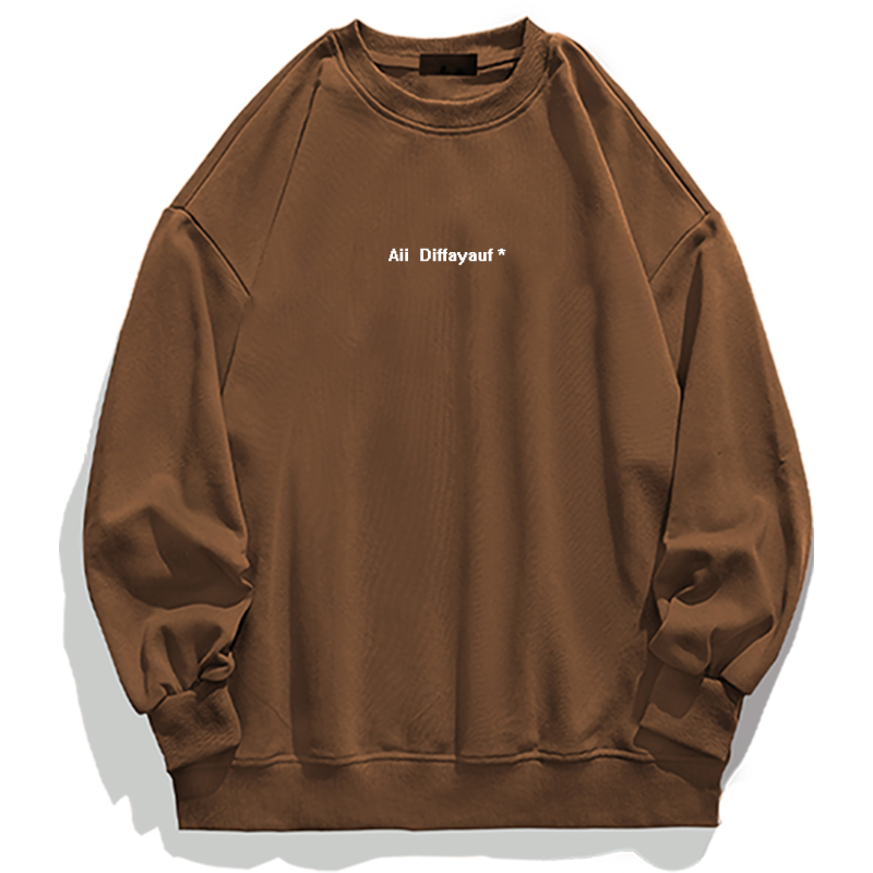 남성용 두꺼운 코튼 풀오버 스웨트셔츠 가을 겨울 이너웨어 플러스 벨벳 두꺼운 바텀 셔츠 일본 스타일 심플 트렌디 브랜드 탑 재킷