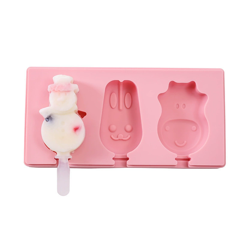 Cartoon mold, food silicone for ice cream, ice cream, handmade