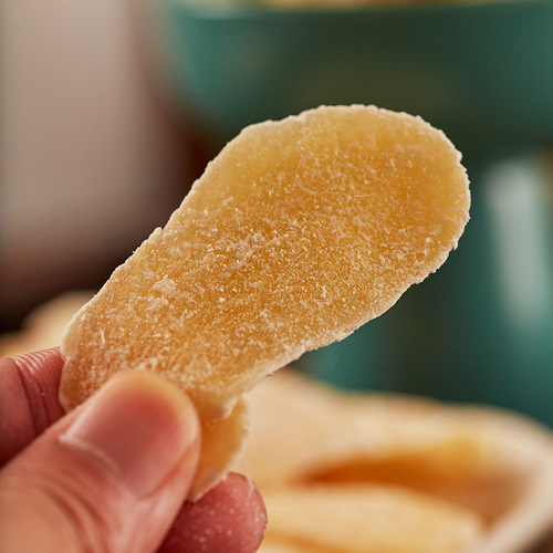 Jiangtang Pouch Pack Tea-Sipping Snack, Dried Ginger, White Sugar, Ginger Slices, Dried Fruit, Candied Fruit, Full Box, One Piece Shipping