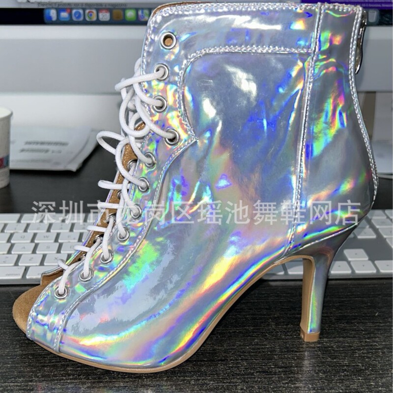 New modern jazz dance shoes women's Heels female adult ball high heel dance shoes soft sole a generation of hair
