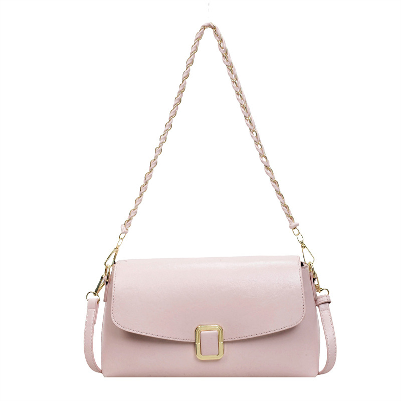 Bolso de hombro de ocio retro popular este año 2026 damas nuevo estilo de moda simple sensación cotidiana de hombro único bolso inclinado image 8